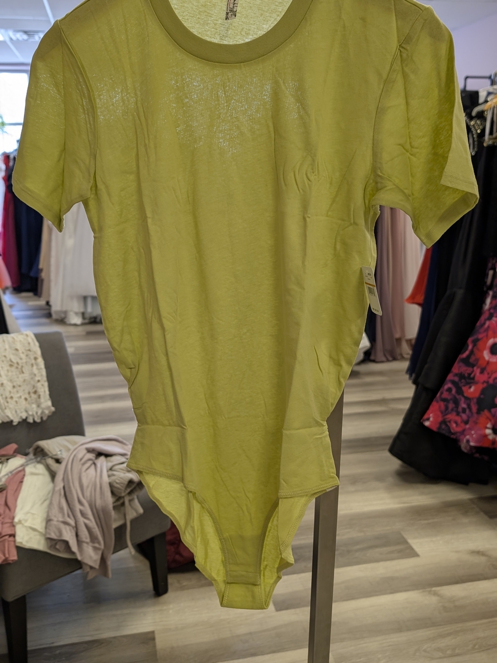 Lime Green Short Sleeve Bodysuit